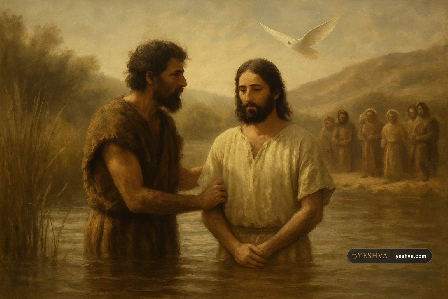 Illustration for: Why was Jesus baptized?
