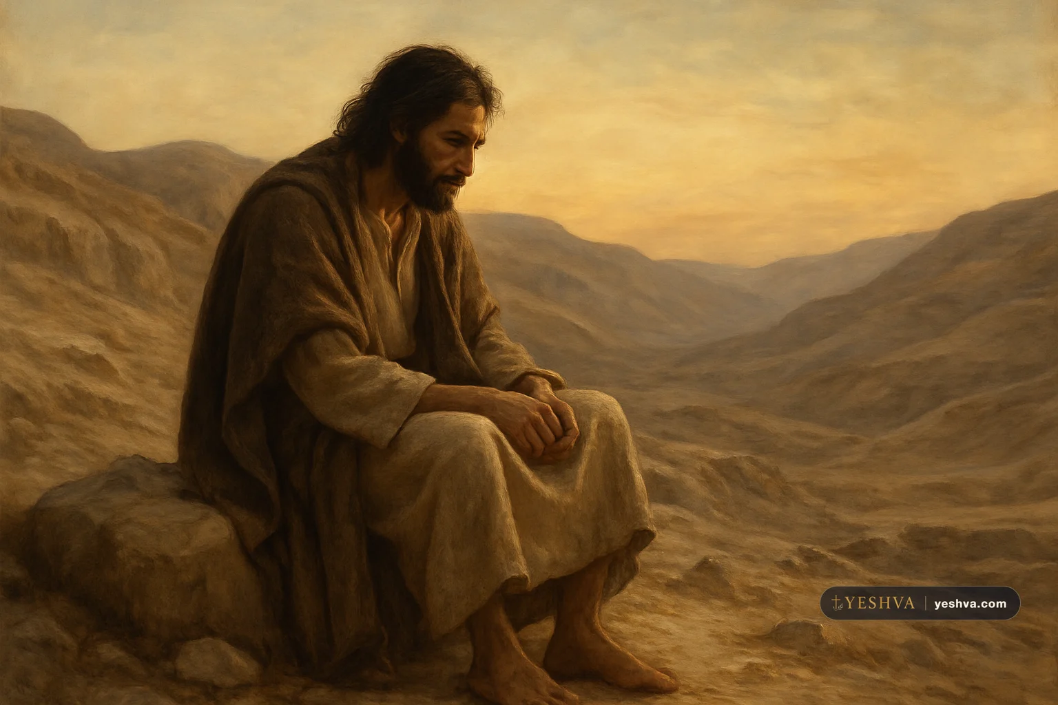 Illustration for: Why was Jesus tempted in the wilderness?