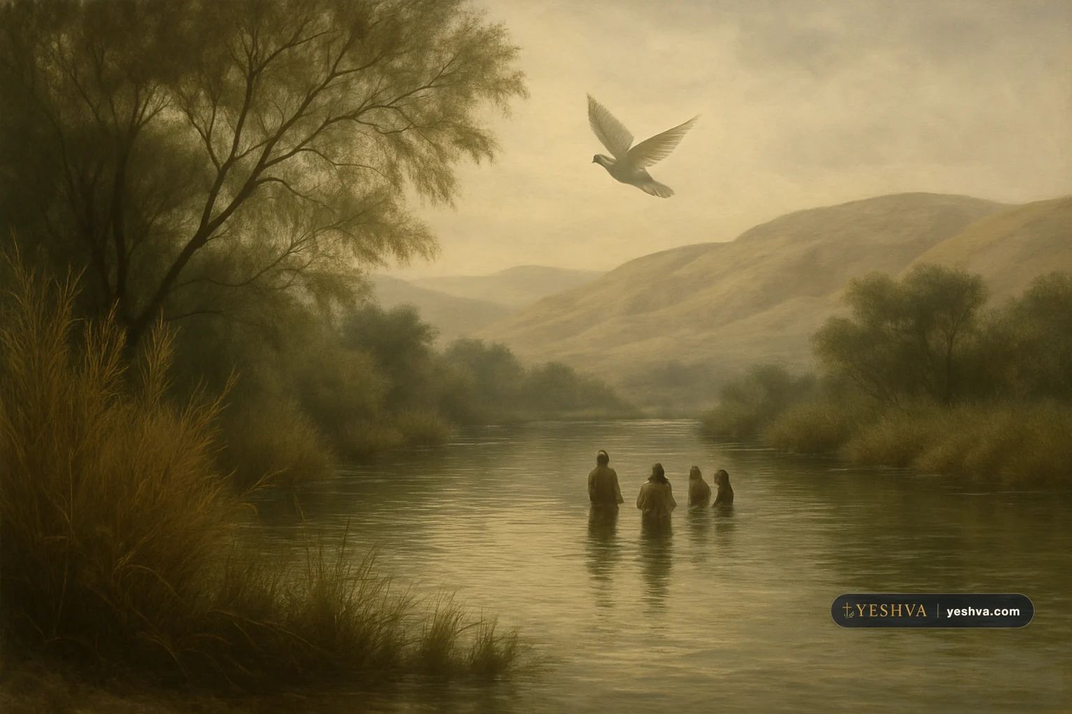 Illustration of Jordan River